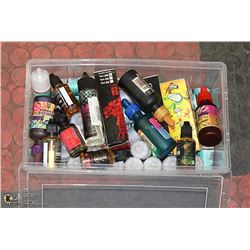 LARGE BIN OF MIXED FLAOUR VAPE - BIN HAS A MIX
