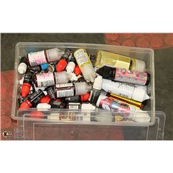 LARGE BIN OF MIXED FLAOUR VAPE - BIN HAS A MIX
