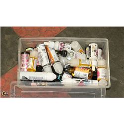 LARGE BIN OF MIXED FLAOUR VAPE - BIN HAS A MIX