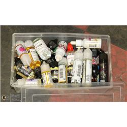LARGE BIN OF MIXED FLAOUR VAPE - BIN HAS A MIX