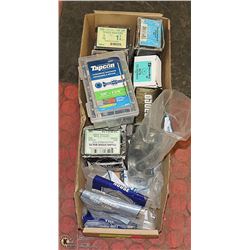 LOT OF MACHINE BOLTS, WASHER, AND LOCK WASHERS