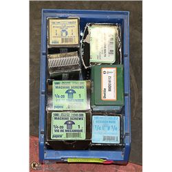 LOT OF MACHINE BOLTS, WASHER, AND LOCK WASHERS