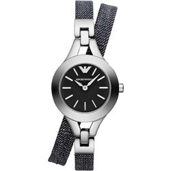 NEW EMPORIO ARMANI CANVAS BRACELET MSRP $253