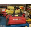 Image 1 : HILTI TOOLBAG WITH ASSORTED SLINGS