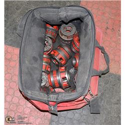 TOOLBAG WITH ASSORTED DIE THREADERS