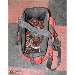 TOOLBAG WITH ASSORTED DIE THREADERS