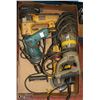 Image 1 : BOX OF FIVE ASSORTED POWER TOOLS