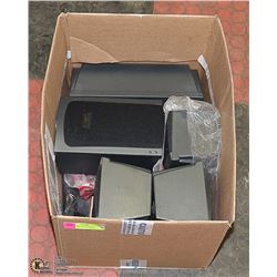 FISHER SURROUND SOUND 5 CHANNEL SPEAKERS WITH