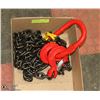 Image 1 : NEW 5/16 INCH GRADE 80 7FT DOUBLE LEG CHAIN SLING