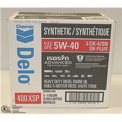 CHEVRON DELO FULL SYNTHETIC 5W40 MOTOR OIL-