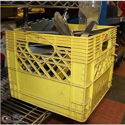 CRATE OF FIXTURE ARMS