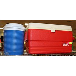 IGLOO COOLER AND IGLOO DRINK COOLER