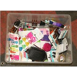 CASE OF NAME BRAND SCUNCI HAIR ACCESSORIES