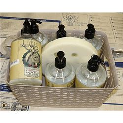 CASE OF 6 LUXURY HAND SOAP, LAVENDER PINE SCENT,