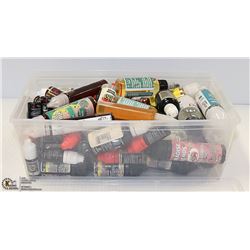 LARGE BIN OF MIXED FLAOUR VAPE - BIN HAS A MIX