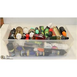 LARGE BIN OF MIXED FLAOUR VAPE - BIN HAS A MIX