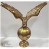 Image 1 : BRASS EAGLE FROM 1950'S USA FEDERAL BUILDING FLAG