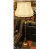 Image 1 : WORKING MARBLE ANTIQUE FLOOR LAMP 5FT TALL