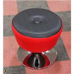 NEW PLUSH 1 BUTTON SALON STOOL