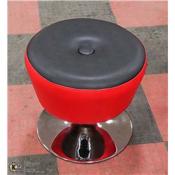 NEW PLUSH 1 BUTTON SALON STOOL