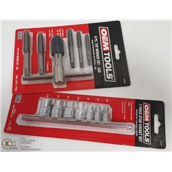 NEW OEMTOOLS 6 PC TAP WRENCH SET - SAE & 7 PC STAR
