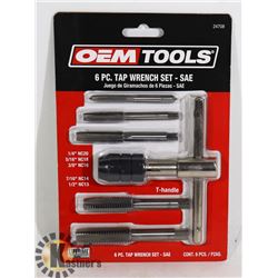 NEW OEMTOOLS 6 PC TAP WRENCH SET - SAE