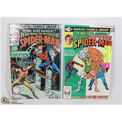 SPIDERMAN KING SIZE ANNUALS #2 & 3