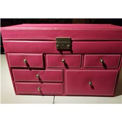 NEW PINK 6-DRAWER & TOP STORAGE