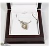 Image 1 : .925 ITALIAN BOX-LINK & .925 PEARL PENDANT