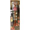 Image 1 : WOOD COAT RACK 6FT TALL