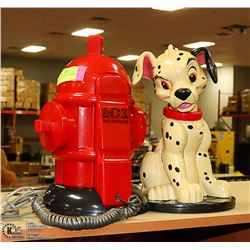 DOG AND FIRE HYDRENT PHONE WORKS