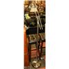 Image 1 : STANDING CHROME LAMP,  ADJUSTABLE HEIGHT