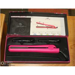 ROYALE PRO HOT PINK HAIR STRAIGHTENER  * DAMAGE TO