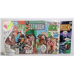 COMICS SGT. ROCK LOT DC COMIC BOOKS