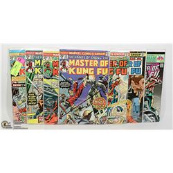 COMICS MASTER OF KUNG FU LOT MARVEL