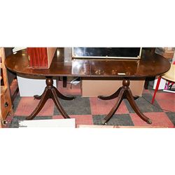 ESTATE OVAL DOUBLE PEDESTAL KITCHEN TABLE