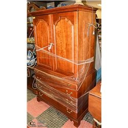 SOLID WOOD ARMOIRE 40 X 21 X 70