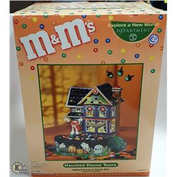 M & M'S HAUNTED HOUSE LIGHTS UP IN BOX CERAMIC
