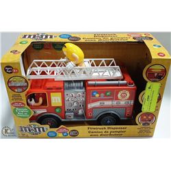 M & M'S FIRE TRUCK IN BOX