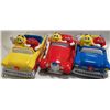 Image 1 : M & M'S 3 CERAMIC CANDY HOT ROD CARS