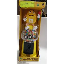 M & M'S YELLOW ROSE DISPENSER IN BOX