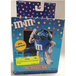 M & M'S MOTION ACTIVATED RADIO IN BOX