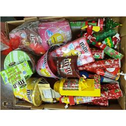 M & M'S GIANT FLAT OF DOZENS NEW IN BOX MORE