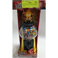 M & M'S YELLOW TRANS FORMERS IN BOX