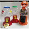 Image 1 : M & M'S GROUP OF 3 GUMBALL MACHINES