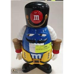 M & M'S BLUE NUTCRACKER