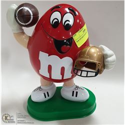 M & M'S RED FOOTBALL PLAYER