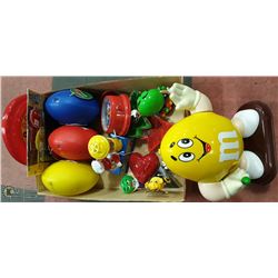 M & M'S FLAT OF 15 ITEMS SOME IN BOX