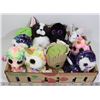 Image 1 : FLAT OF ASSORTED TY COLLECTIBLES STUFFIES