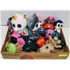 Image 1 : FLAT OF ASSORTED TY COLLECTIBLES STUFFIES